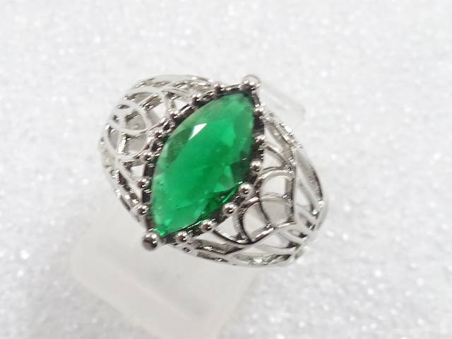 COLORED STONE FASHION RING / JP SIZE 13